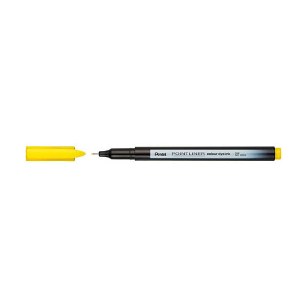 Pentel Pointliner S40 fineliner (0,4 mm) - jaune 494629 - 1