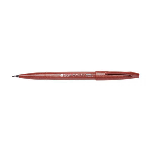 Pentel Sign SES15C feure pinceau - marron 210097 - 1