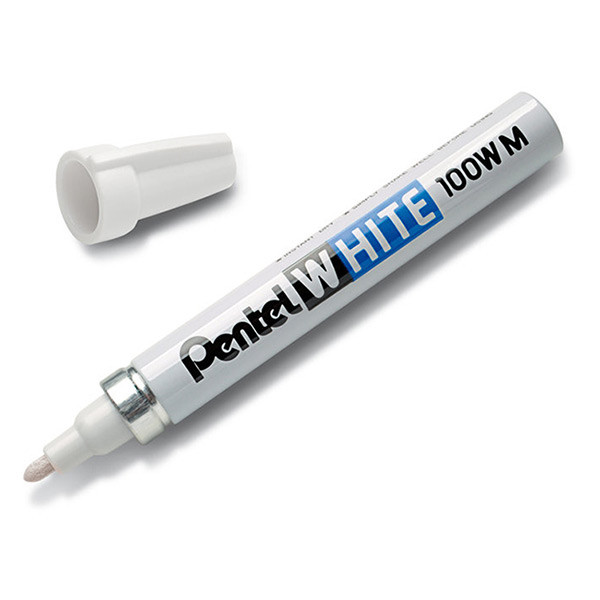Pentel X100W marqueur peinture industrielle (3,9 mm ogive) - blanc 210088 - 2