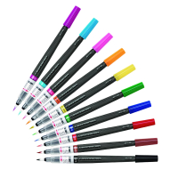 Pentel XGFL feutres pinceaux assortis (10 pièces) 210232