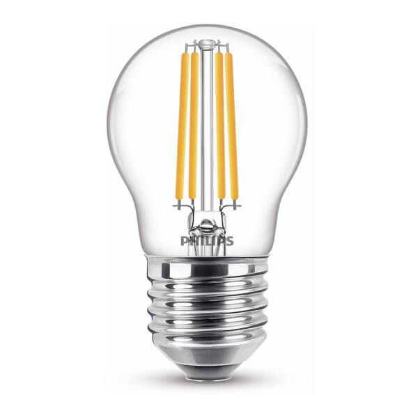 Philips E27 ampoule LED à filament sphérique 6,5W (60W) LPH02374 - 1