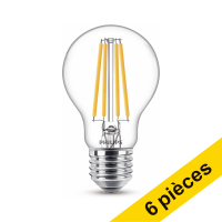 Offre : 6x Philips E27 ampoule LED à filament poire 10,5W (100W) LPH02341