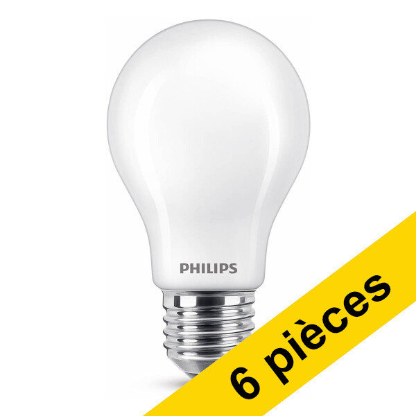 Offre : 6x Philips E27 ampoule LED poire mate 2,2W (25W) - blanc chaud LPH02295 - 1