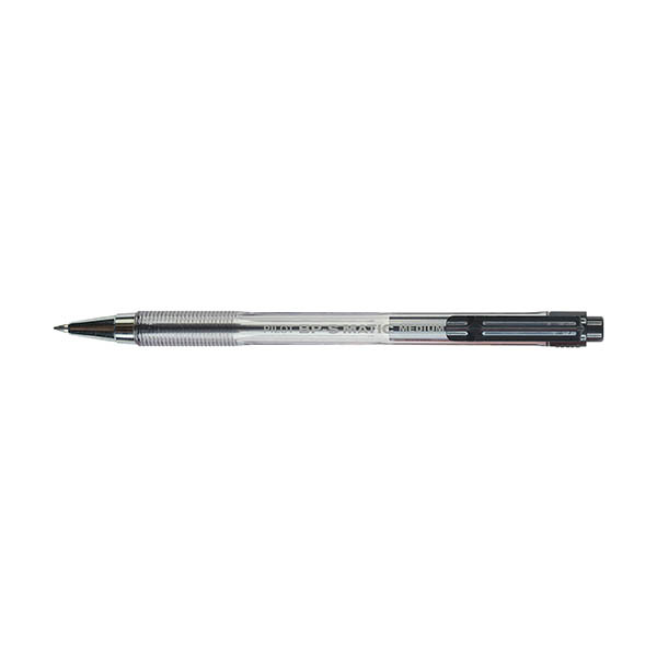 Pilot BPS-MATIC stylo à bille rétractable pointe moyenne - noir 279904 - 1