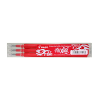 Pilot Frixion recharge de stylo à bille (3 pièces) - rouge 405017