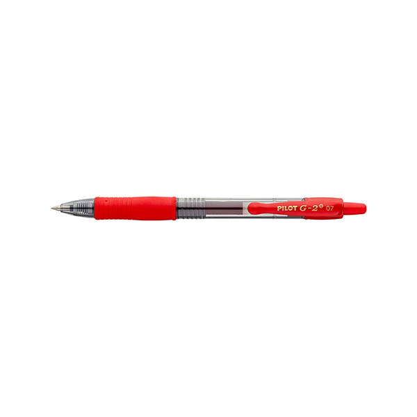 Pilot G-2 stylo roller à pointe moyenne - rouge 279948 - 1