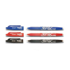 Offre: 3x Pilot Frixion stylos à bille - bleu, noir et rouge