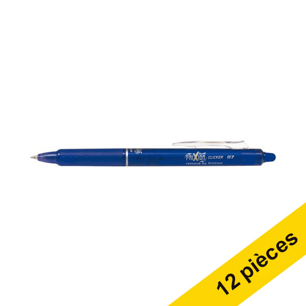Offre : 12x Pilot Frixion Clicker stylo à bille - bleu 240060 - 1