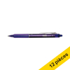 Offre : 12x Pilot Frixion Clicker stylo à bille - violet 240066 - 1