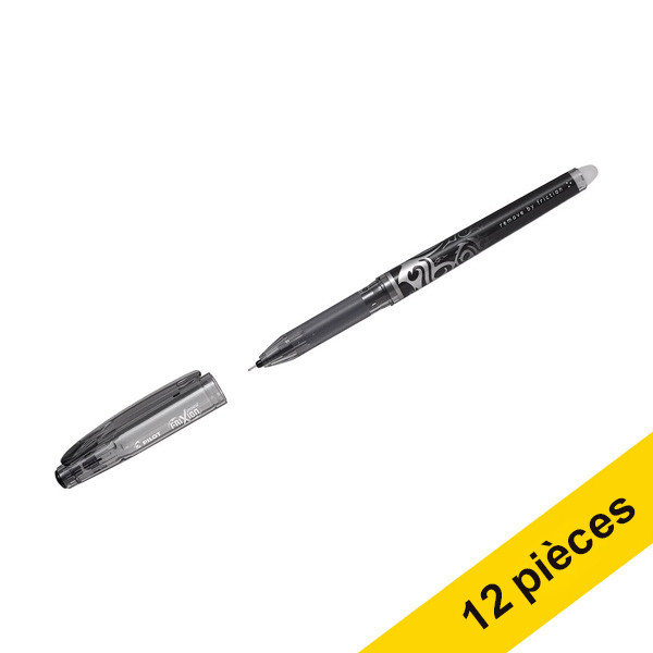 Offre : 12x Pilot Frixion Point stylo roller - noir 240093 - 1