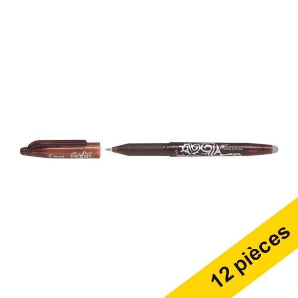 Offre : 12x Pilot Frixion stylo-bille - marron 240059 - 1