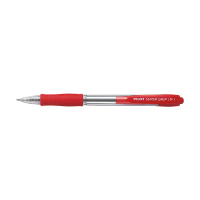 Pilot Super Grip stylo à bille rétractable pointe fine - rouge 279900