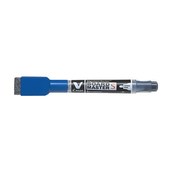 Pilot V-Board Master S marqueur pour tableau blanc à pointe extra fine avec effaceur - bleu 279978 - 1