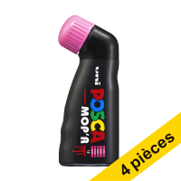 Offre: 4x POSCA PCM-22 MOP'R marqueur acrylique (3 - 19 mm ogive) - rose