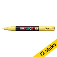 Offre : 12x POSCA PC-1MC marqueur acrylique (0,7 - 1 mm conique) - jaune