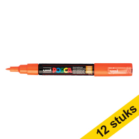 Offre : 12x POSCA PC-1MC marqueur acrylique (0,7 - 1 mm conique) - orange