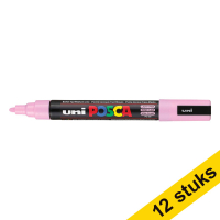 Offre : 12x POSCA PC-5M marqueur acrylique (1,8 - 2,5 mm ogive) - rose clair