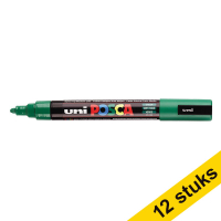 Offre : 12x POSCA PC-5M marqueur acrylique (1,8 - 2,5 mm ogive) - vert foncé