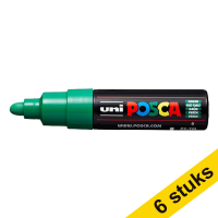 Offre : 6x POSCA PC-7M marqueur peinture (4,5 - 5,5 mm ogive) - vert foncé