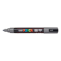 Posca PC-5M verfmarker diepgrijs (1,8 - 2,5 mm rond) 424485