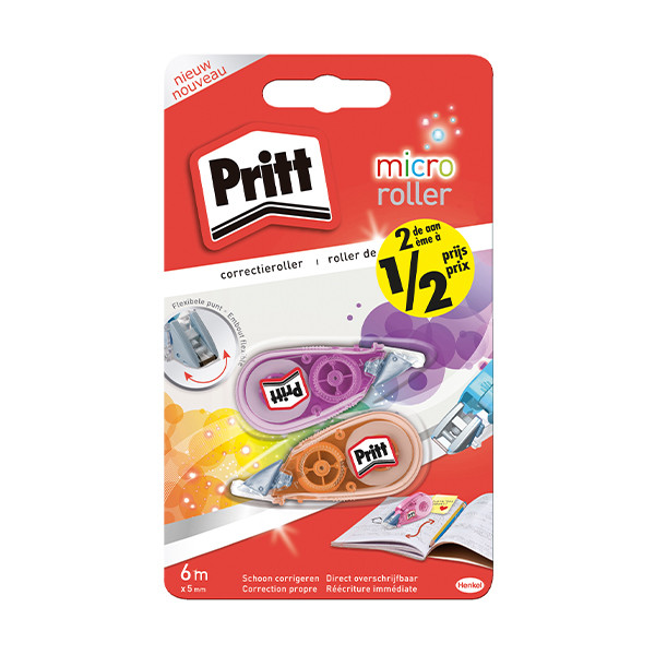 Pritt Micro Flex ruban correcteur 5 mm x 6 m (2 pièces) 201516 - 1