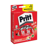 Pritt Original bâtons de colle grand format 43g pack promo (5 pièces) 201822