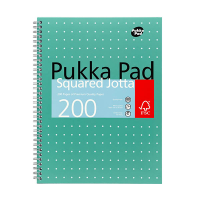Pukka Pads Jotta Metallic Squared cahier à spirale A4 quadrillé 80 g/m² 100 feuilles 200443