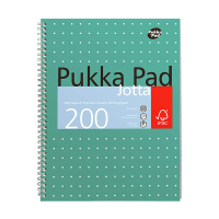 Pukka Pads Jotta Metallic cahier à spirale A4 ligné 80 g/m² 100 feuilles 200442