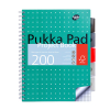Pukka Pads Projectbook Metallic cahier à spirale A4 quadrillé 80 g/m² 100 feuilles 200447 - 1