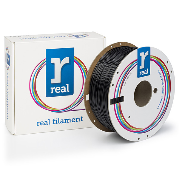 REAL filament 1,75 mm PETG 1 kg - noir DFP02213 - 1