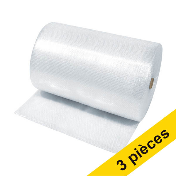 Offre : 3x Raadhuis film à bulles transparent (100 cm x 100 m) 209015 - 1