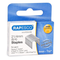 Rapesco 21/4 agrafes galvanisées (2000 pièces) 202096