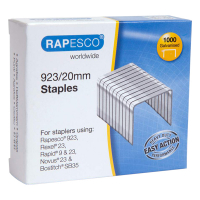 Rapesco 23/20 agrafes galvanisées (1000 pièces) 226820