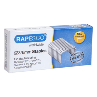 Rapesco 23/6 agrafes galvanisées (1000 pièces) 226814