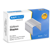 Rapesco 53/6 agrafes galvanisées (5000 pièces) 202089