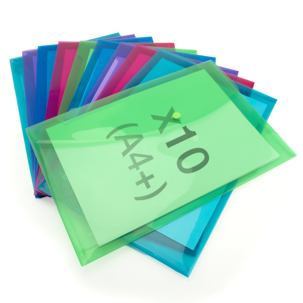 Rapesco ECO enveloppes porte-document A4 assortiment (10 pièces) 221670 - 1