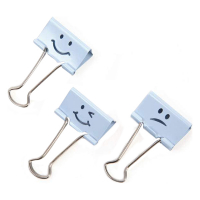 Rapesco Emoji clips 19 mm (20 pièces) - bleu poudre 226805