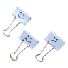 Rapesco Emoji clips 32 mm (20 pièces) - bleu poudre 226808 - 1