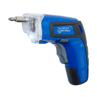 Rapesco Germ-Savvy tournevis sans fil antibactérien (3,6 V) - bleu 202068