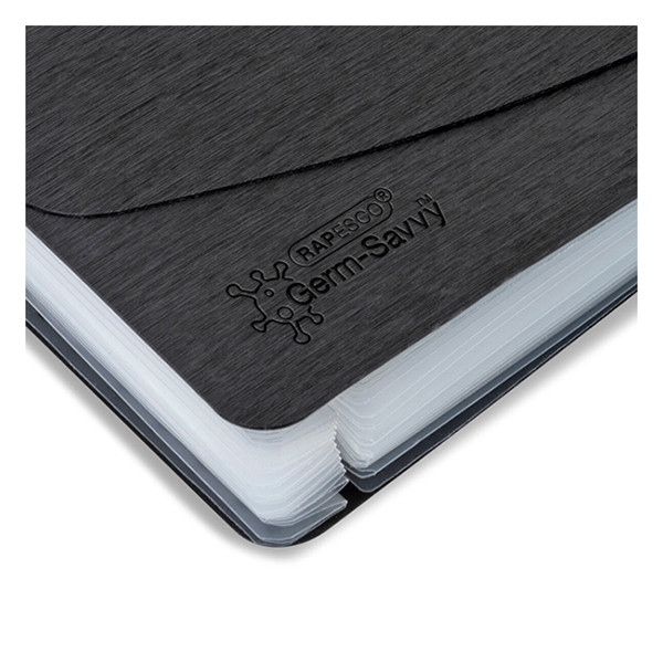 Rapesco Germ-Savvy trieur valisette antibactérien (13 compartiments) - noir 202061 - 3