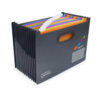 Rapesco SupaFile trieur extensible avec 13 compartiments (A4) - noir 202080