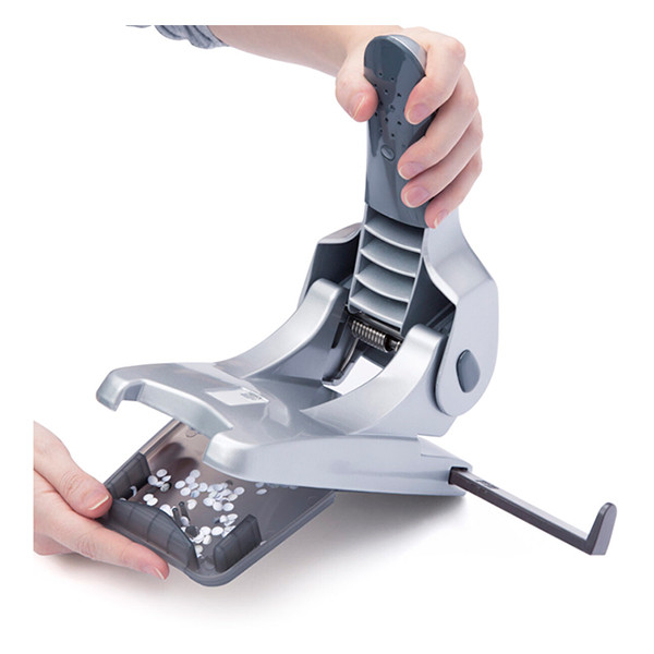 Rapesco Zero-65 Heavy Duty perforatrice 2 trous (65 feuilles) - argent 202057 - 2