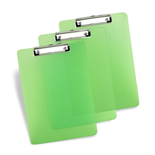 Rapesco porte-bloc A4 vertical (3 pièces) - vert transparent 221674 - 1