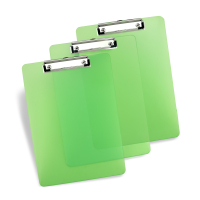 Rapesco porte-bloc A4 vertical (3 pièces) - vert transparent 221674