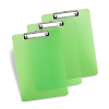Rapesco porte-bloc A4 vertical (3 pièces) - vert transparent 221674 - 1