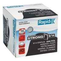 Rapid 9/14 agrafes Super Strong galvanisées (5000 pièces) 202034