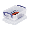 Really Useful Box boîte de rangement transparente 0,75 litre 200402 - 1