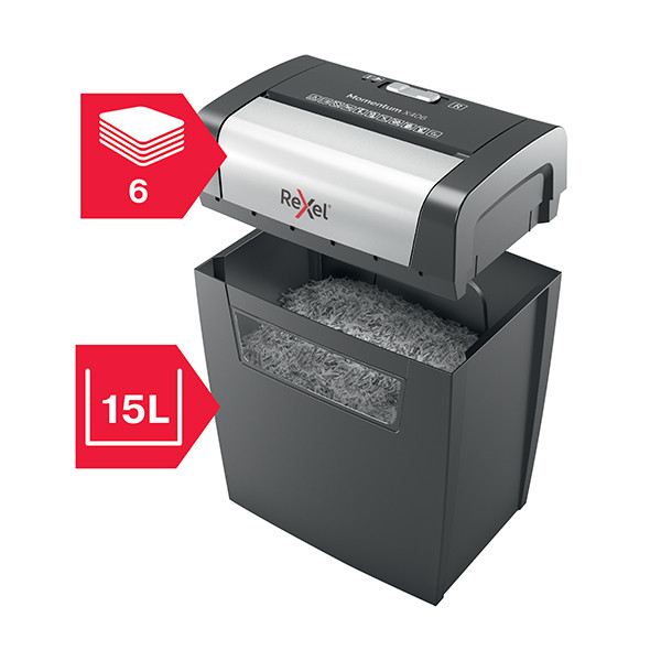 Rexel Momentum X406 déchiqueteuse petits copeaux 208212 - 3