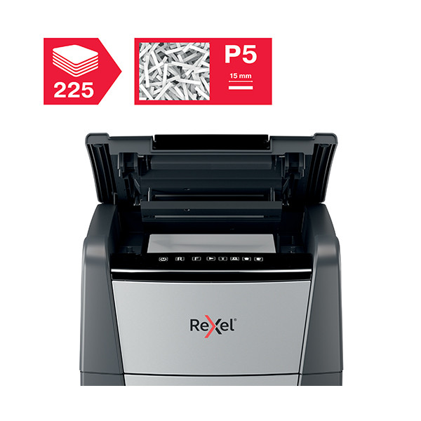 Rexel Optimum Auto+ 225M déchiqueteuse micro-copeaux 208225 - 4