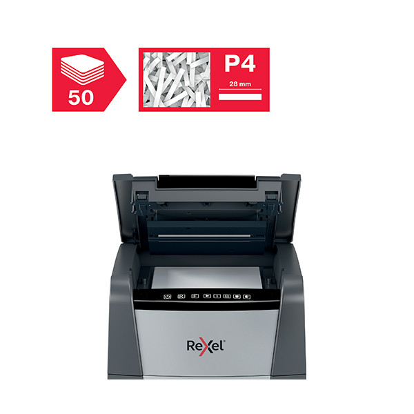 Rexel Optimum Auto+ 50X déchiqueteuse petits copeaux 208222 - 4